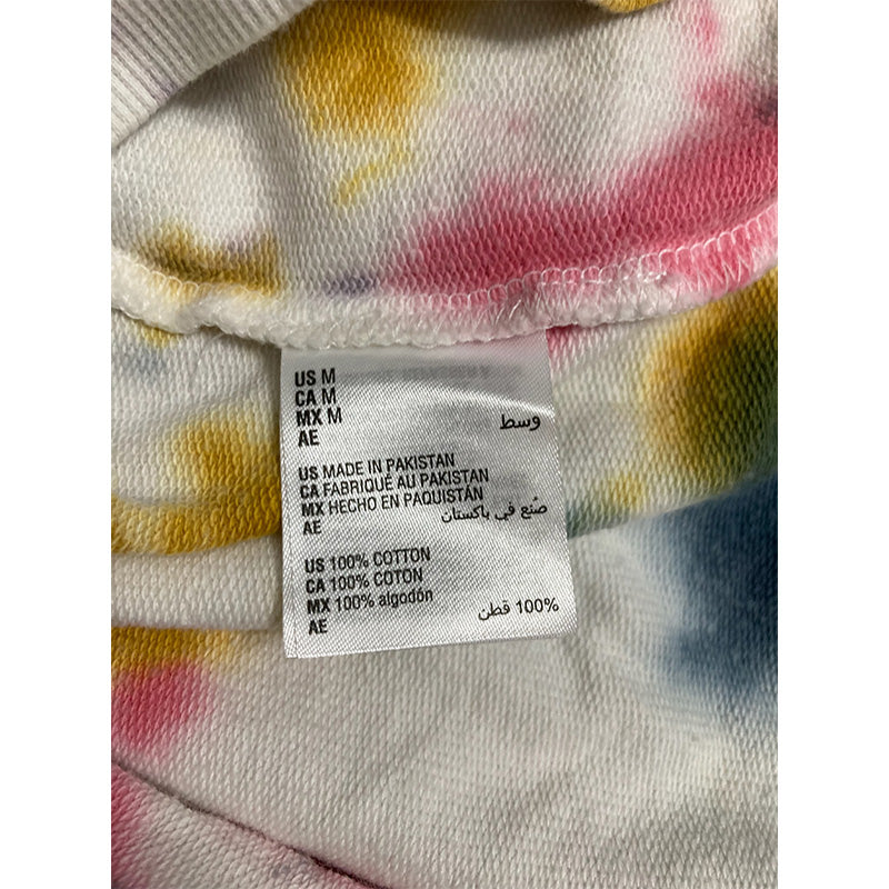 NWD Jenni On Repeat Hooded Pajama Top Bold Tie Dye M