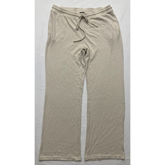 Alfani Pajama Pants Long Sleeve Cream L