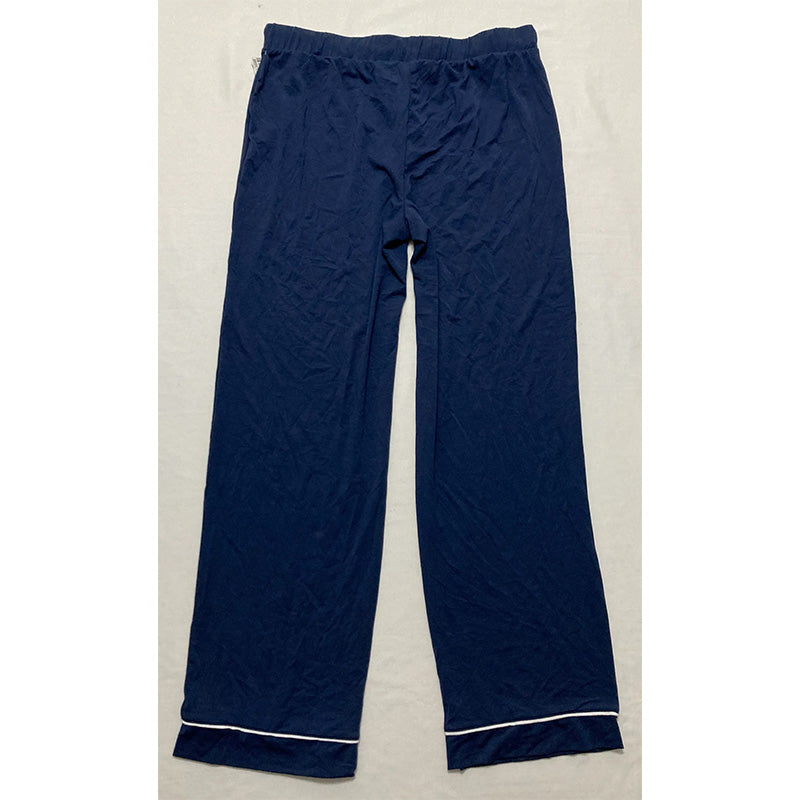 Alfani Only Pajama Pants Waistband Navy S