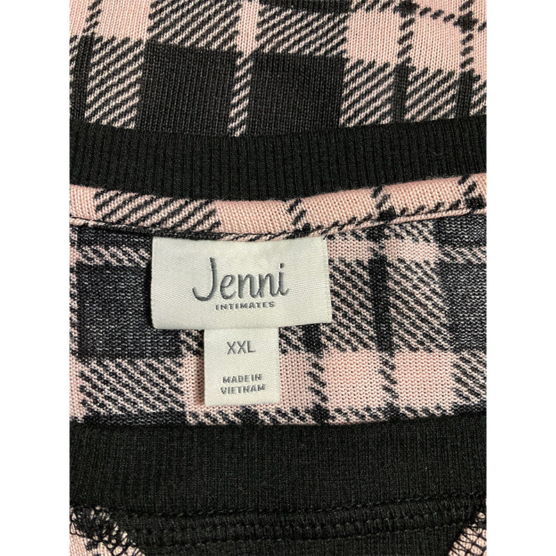 Jenni Twinning Super Soft Long Sleeve Only Pajama Shirt Pink 2XL