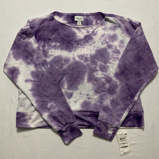 Jenni Women's Tie-Dyed Loungewear Only Pajama Top Purple XS