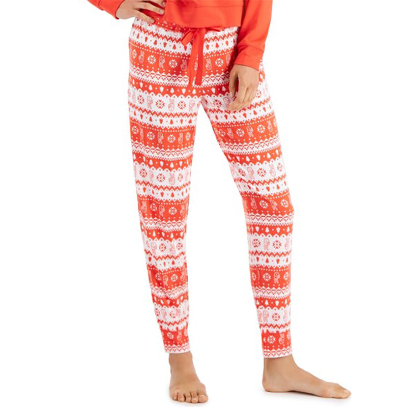 Jenni Long Sleeve Mix It Packaged Only Pajama Red/White M
