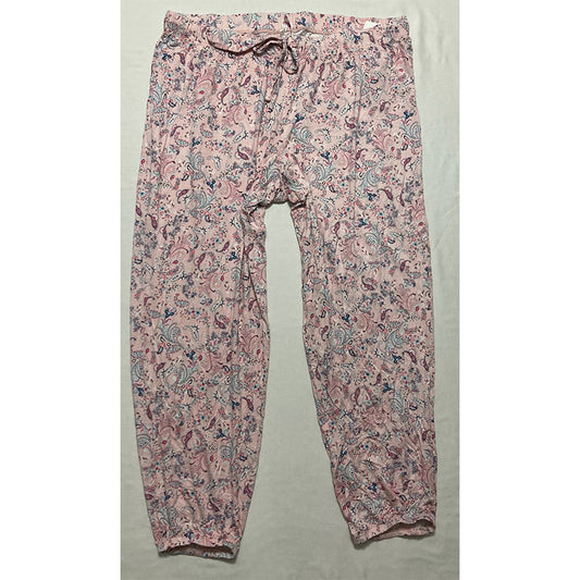 Charter Club Only Pajama Pants Waist Band Pink XL