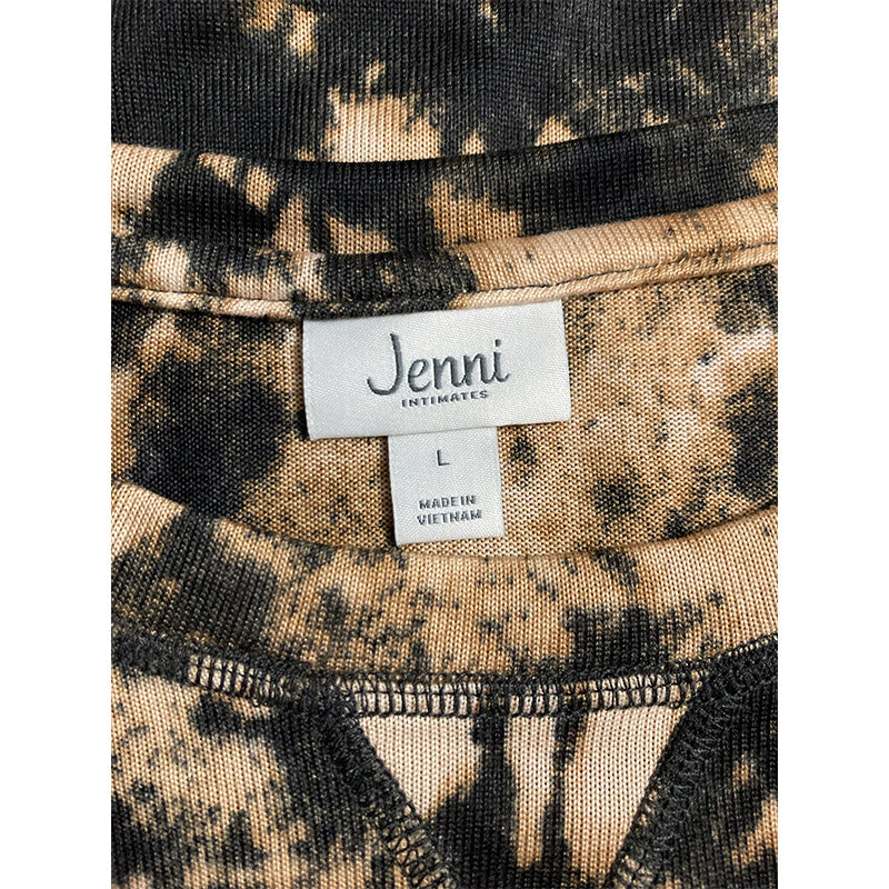 Jenni Twinning Super Soft Only Pajama Top Tyedie L