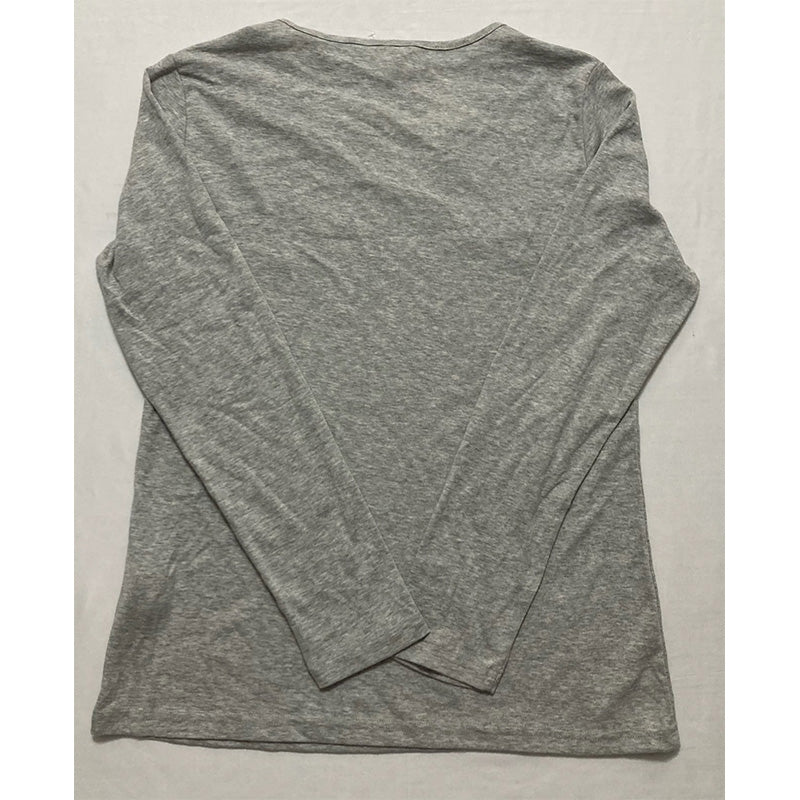 Charter Club V-Neck Only T-Shirt Pajama Grey S