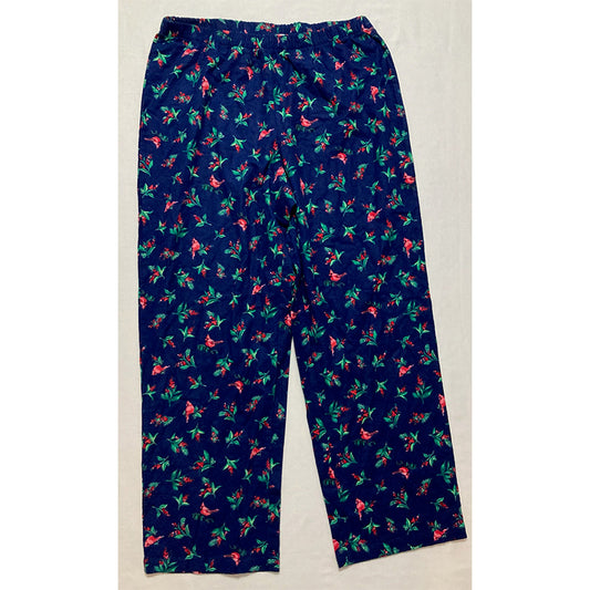 Charter Club Only Pajama Pants Long Sleeve Navy L