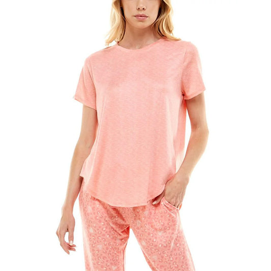 Roudelain Whisper Luxe Short Sleeve Only Top Pink M