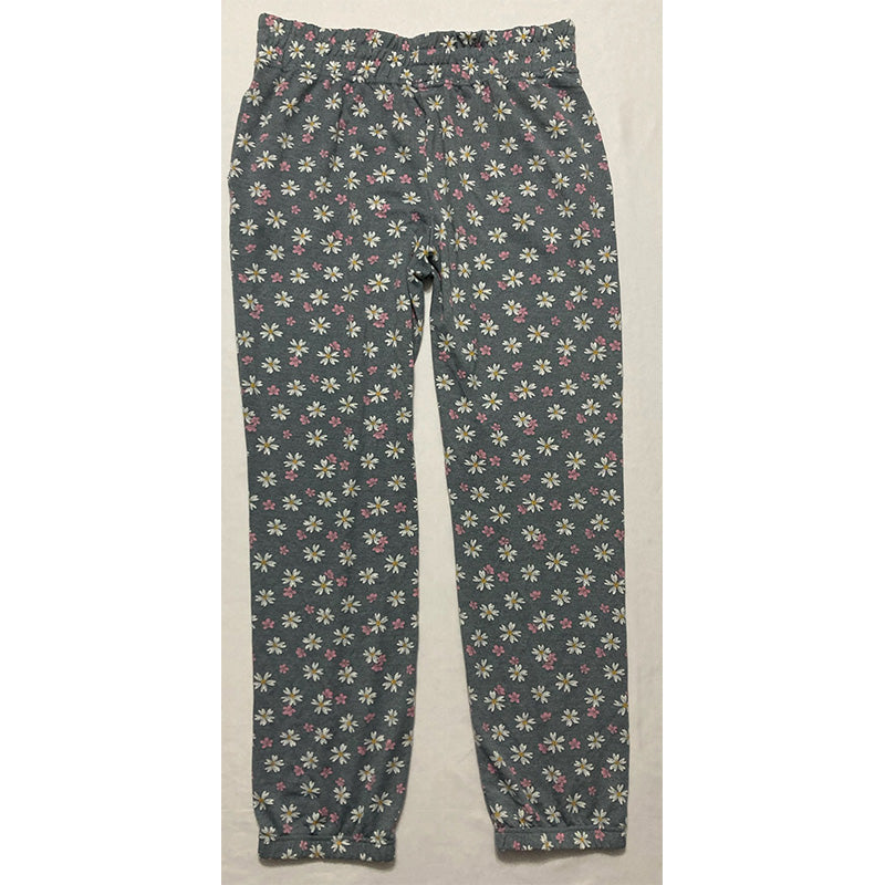Roudelain Only Pajama Pants Elastic Band Grey Floral L