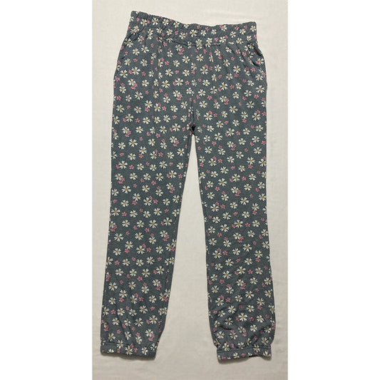 Roudelain Only Pajama Pants Elastic Band Grey Floral L