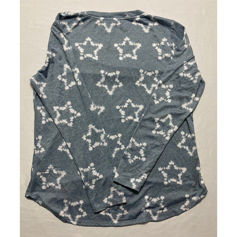 Roudelain Cozy Luxe Only Printed Top Grey L