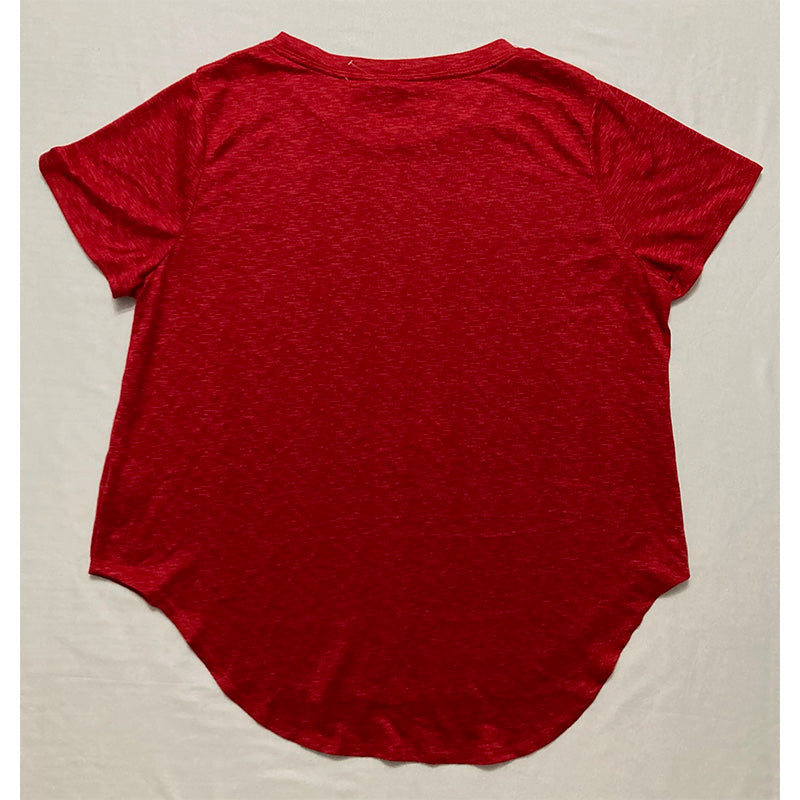 Roudelain Whisper Luxe Short Sleeve Only Top Red XL