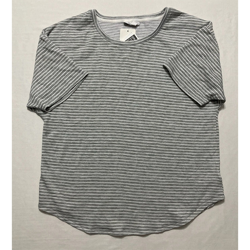 Roudelain Brushed Butter Knit Short Only Sleeve Pajama Top Grey M