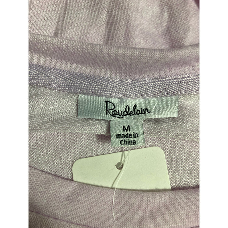 Roudelain Printed Wide-Band Sweatshirt Only Top Pajama Lilac M