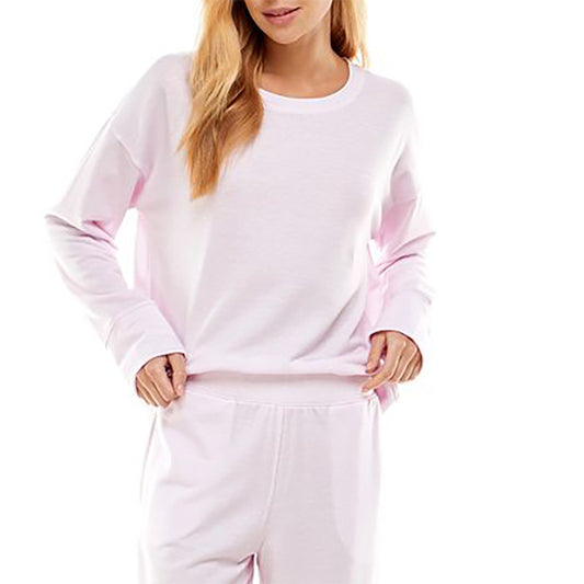 Roudelain Printed Wide-Band Sweatshirt Only Top Pajama Lilac M