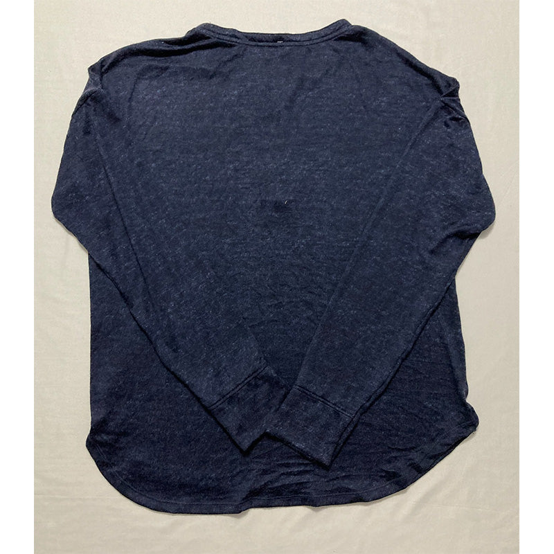 Roudelain Luxe Henley Only Sleep Top Navy L