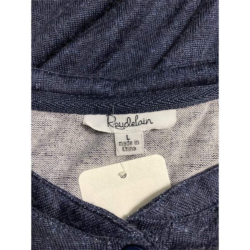 Roudelain Luxe Henley Only Sleep Top Navy L
