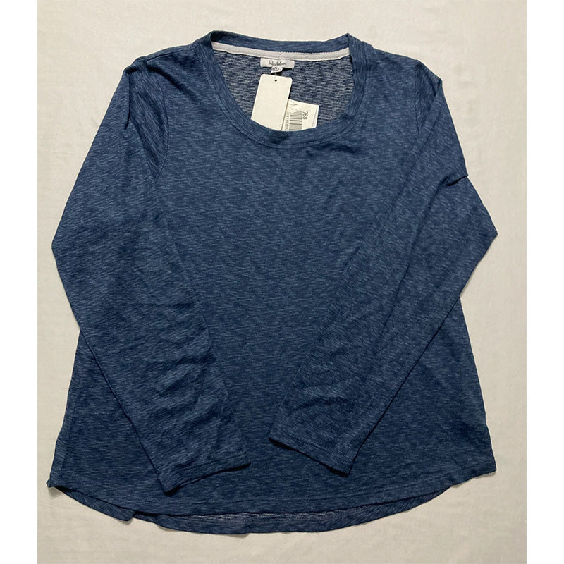 Roudelain Whisper Luxe Long Sleeve Only Top Pajama Navy XL