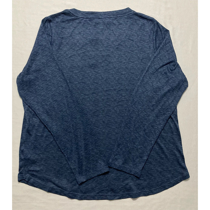 Roudelain Whisper Luxe Long Sleeve Only Top Pajama Navy XL
