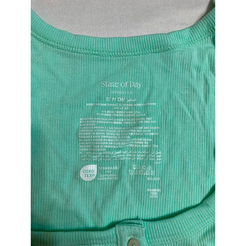 NWD State Of Day Basic Top Aqua Marine S