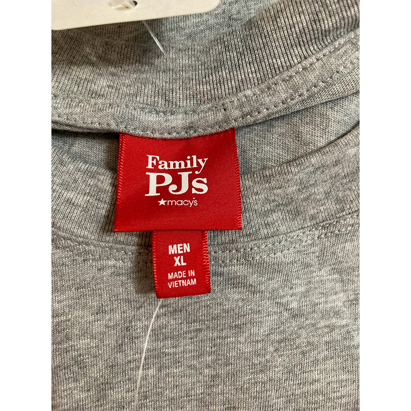 Family Pajamas Men's Heart Hound Only Pajama Top Grey XL