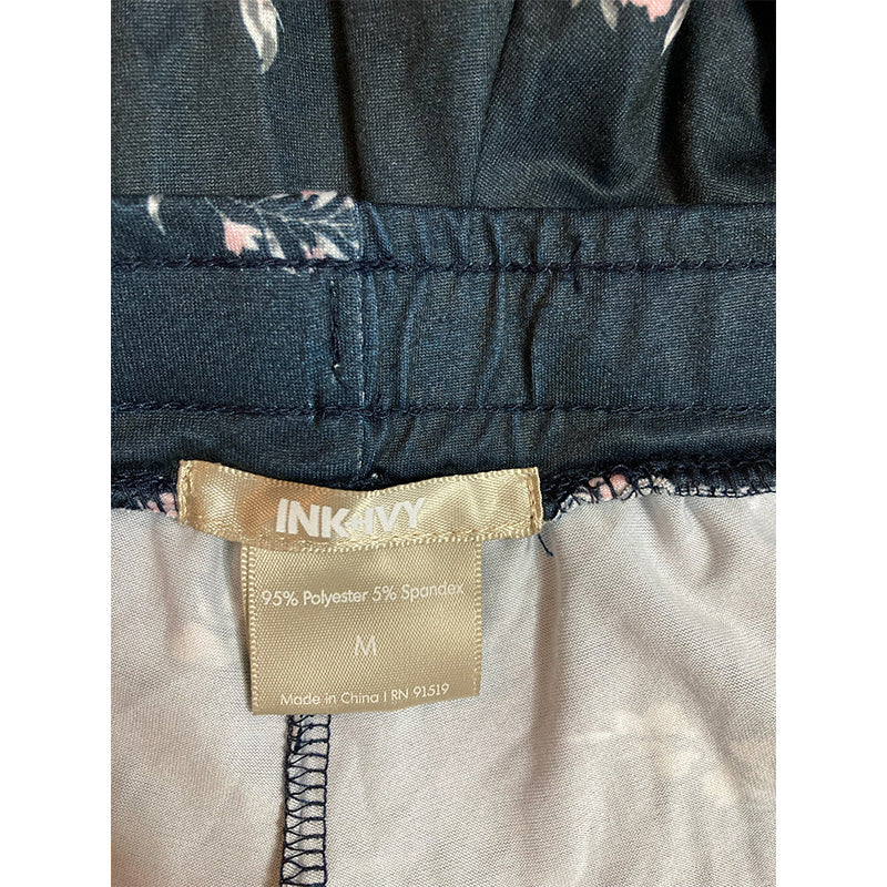 INK+IVY Only Pajama Pants Waistband Navy M