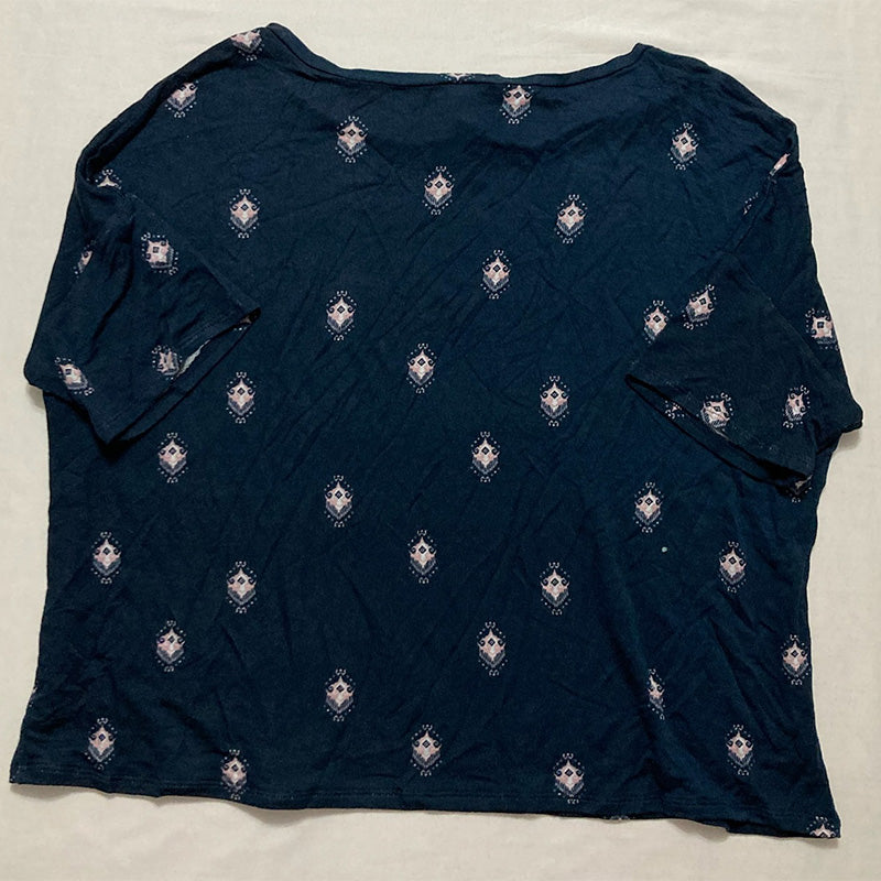 Honeydew Only Pajama Top Navy S