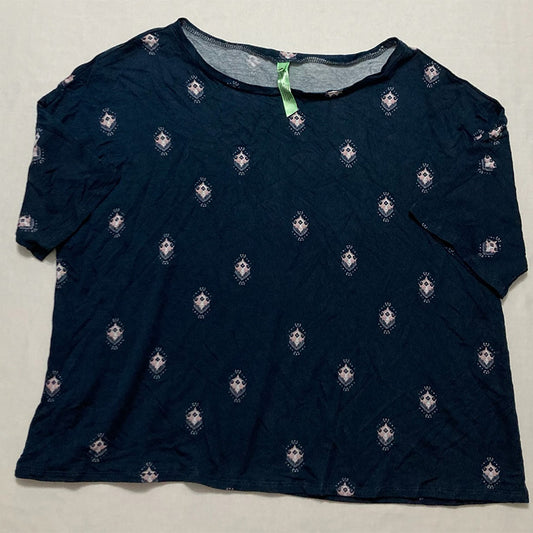 Honeydew Only Pajama Top Navy S
