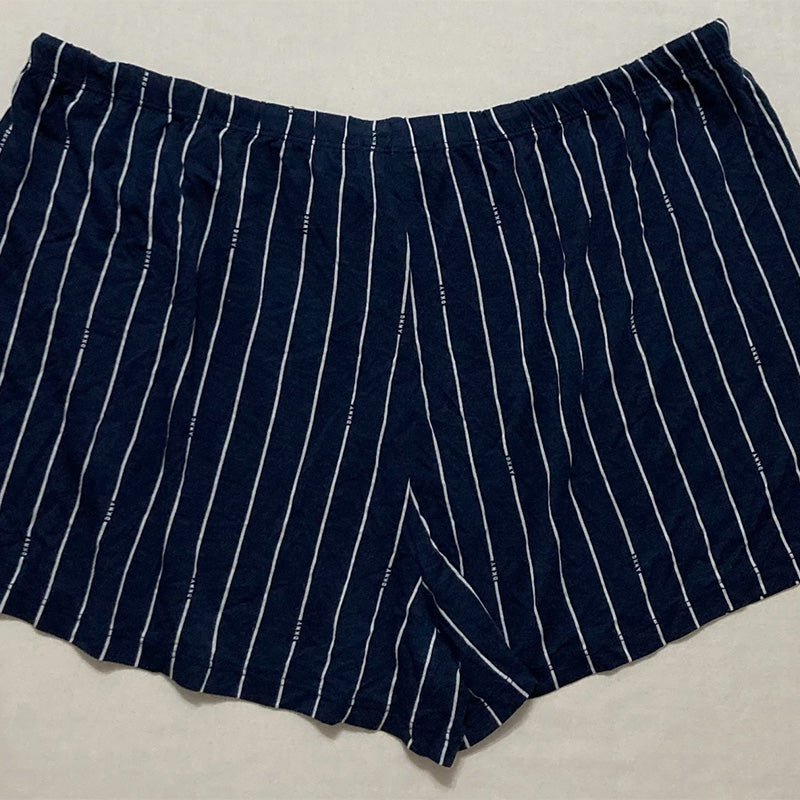 DKNY Sleep Short Waistband Navy Striped XL