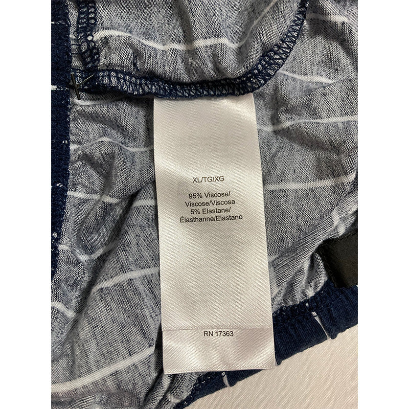 DKNY Sleep Short Waistband Navy Striped XL