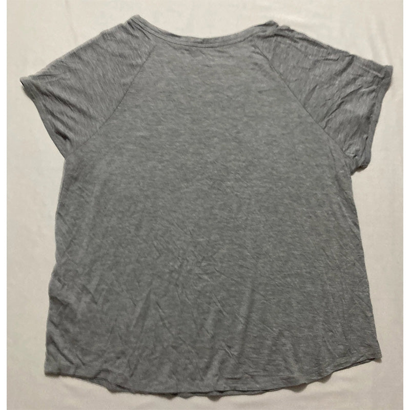 DKNY Sleepwear Contrast-Trim Sleep T-Shirt Only Grey XL