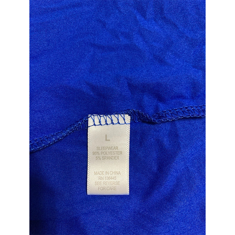 Muk Luks Short Sleeve Tee Only Pajama Top Blue L