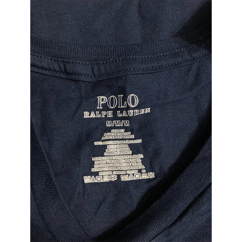 Polo Ralph Lauren Cotton Stretch Cruise  Only Pajama Top Navy M