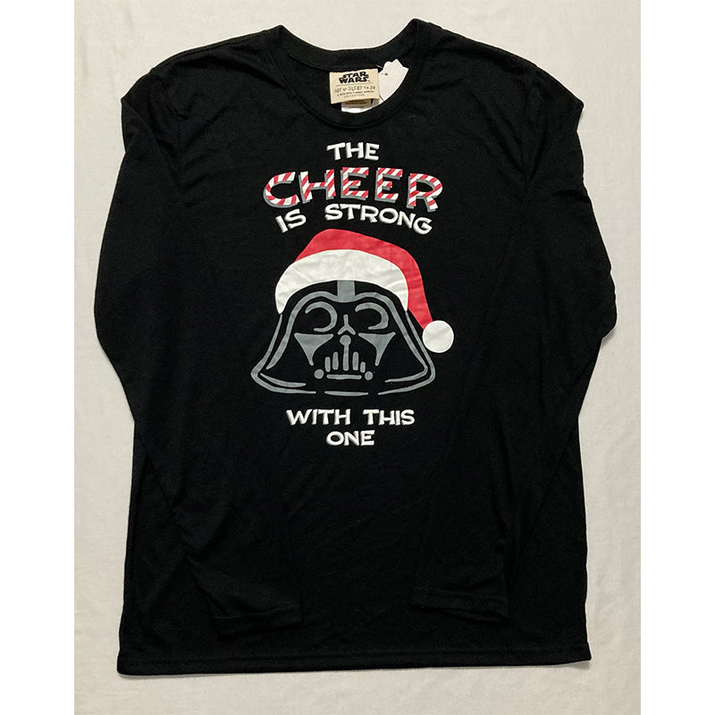 Munki Munki Matching Star Wars Holiday Only Pajama Top Black S