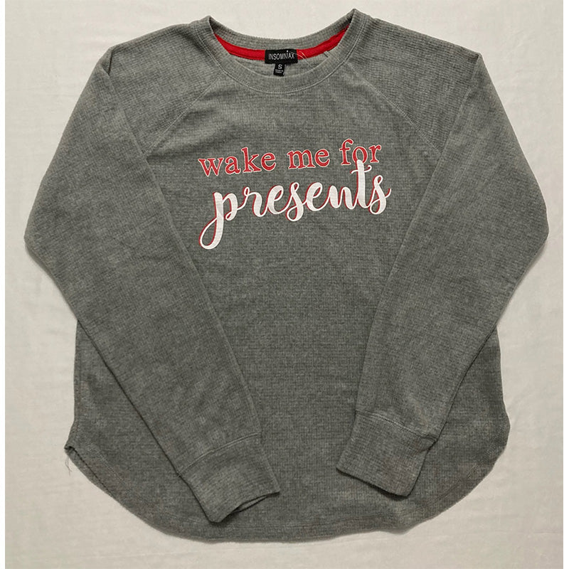 Insomniax Only Pajama Top Grey S