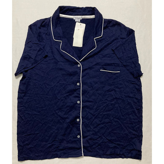 Splendid Only Pajama Top Long Sleeve Navy L