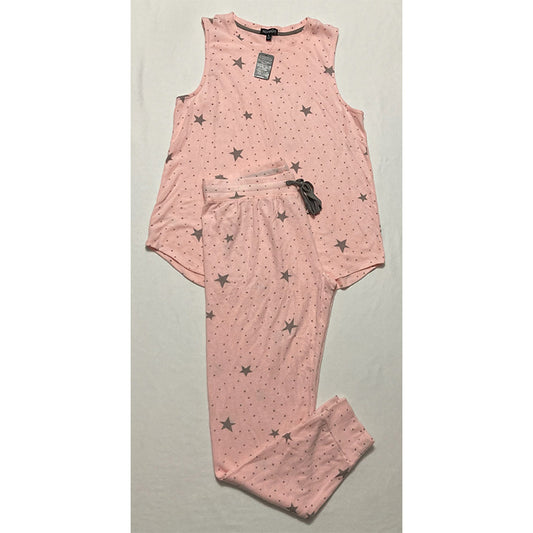 Insomniax Pajama Set Pink Polka Dot L