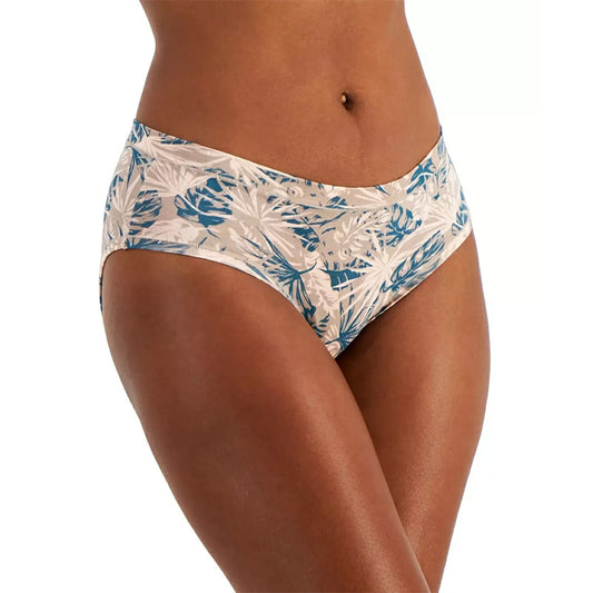 Alfani Ultra Soft Hipster Panty Underwear Tropical Leaves Multicolor L