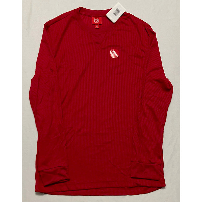 Family Pajamas Men's 2-PieceKnit PJ Set Red S