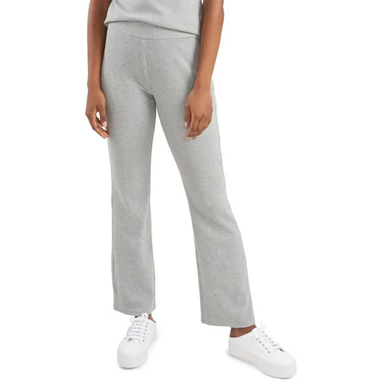 Riley & Rae Melody Ribbed Flare Only Pants Gray M