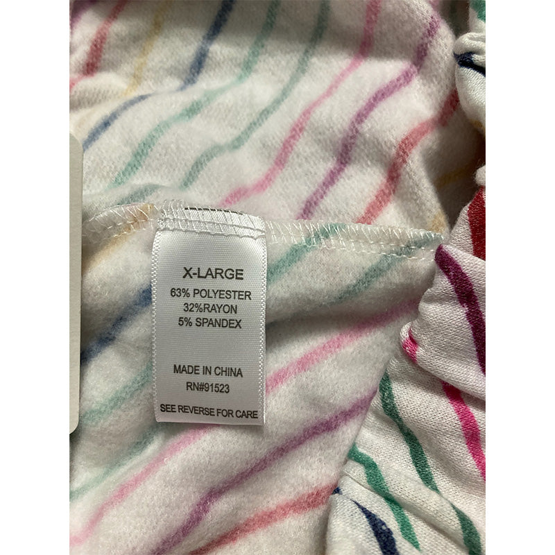 Unbranded Pajama Jogger Waist Band Multicolor XL