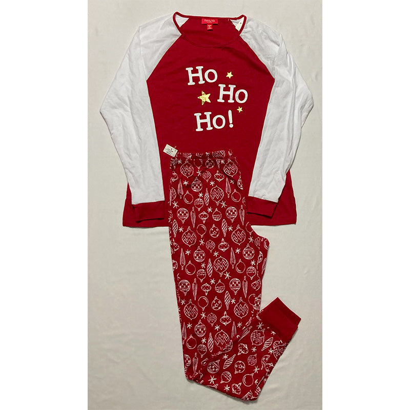 NWD Family Pajamas Ornament-Print Family Pajama Red S