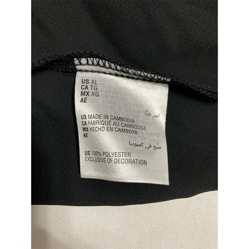 NWD INC Robe With Lace Black XL