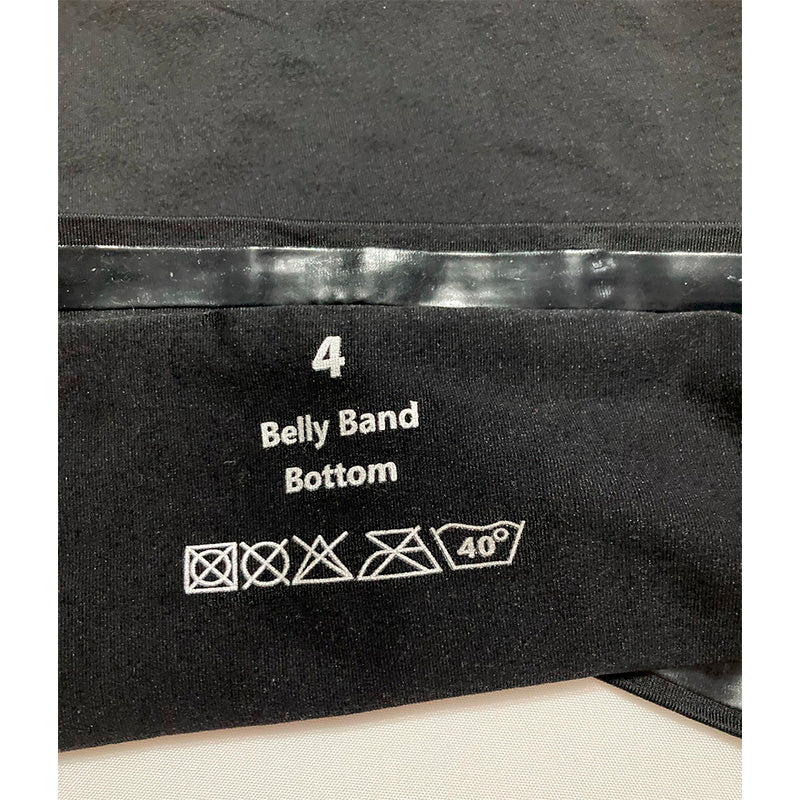 Belly Band Pregnancy Non-slip Silicone Stretch Support Black 4
