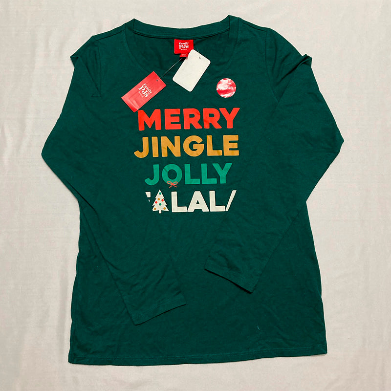 Family Pajamas Matching Only Pajama Top Green S