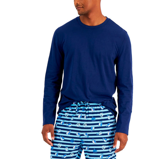 Family Pajamas Matching Men's Only Pajama Top Navy S