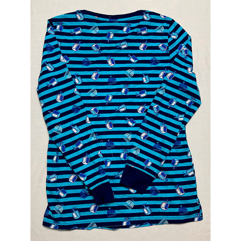 Family Pajamas Hanukkah Family Only Pajama Top Blue S