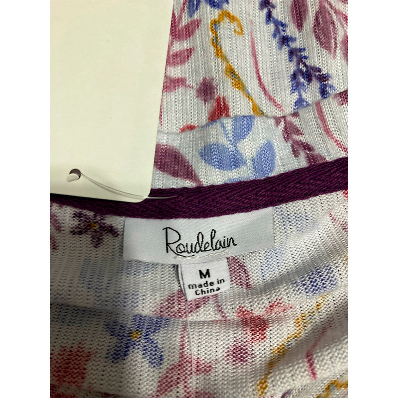 Roudelain Whisperluxe Printed Only Pajama Top Multicolor M