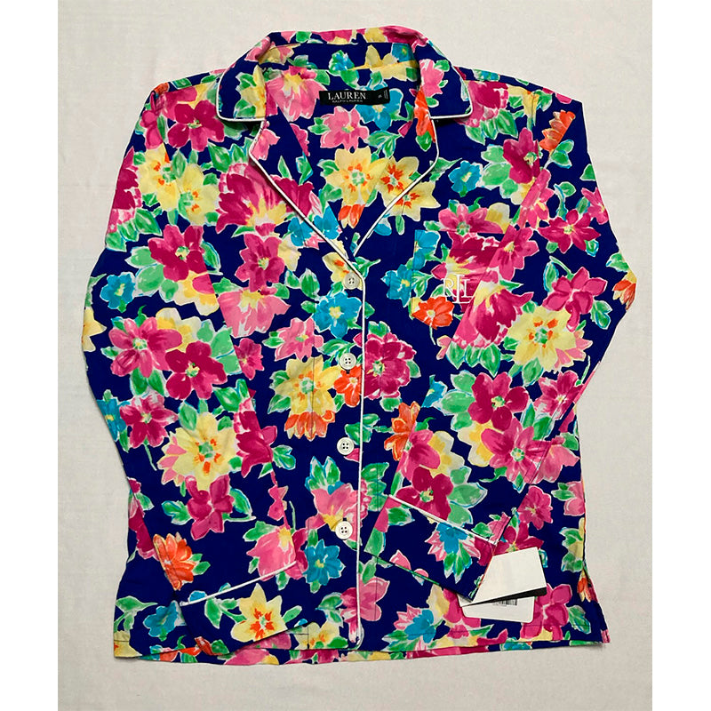 Lauren Ralph Lauren Printed Only Pajama Top Multiflor XS