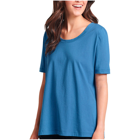 NWD Jockey Cotton Short Sleeve Sleep T-Shirt Blue L