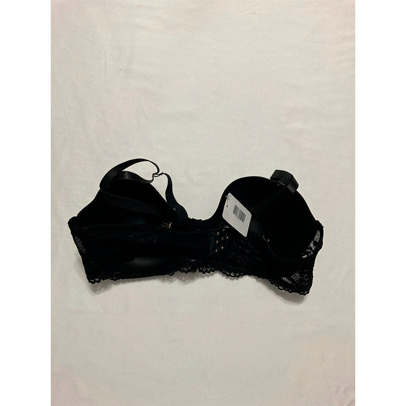 NWD Unbranded Bra Black With Lace 40D